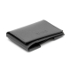 Porte-cartes gris fermé avec personnalisation extérieure. Porte-cartes gris fermé avec personnalisation extérieure.