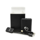 Batterie, câble multiconnecteurs et emballage du kit.