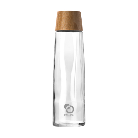 Carafe en verre ondulé personnalisable 750 mlm Calypso