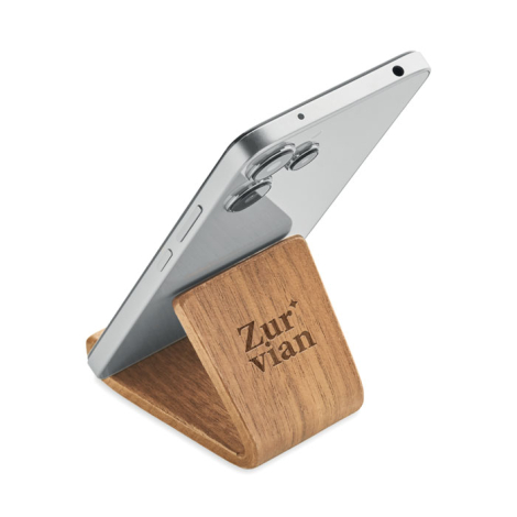 Support smartphone personnalisable en bois Hold