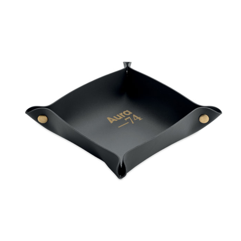 Vide-poches promotionnel pliable en PU Keyspot