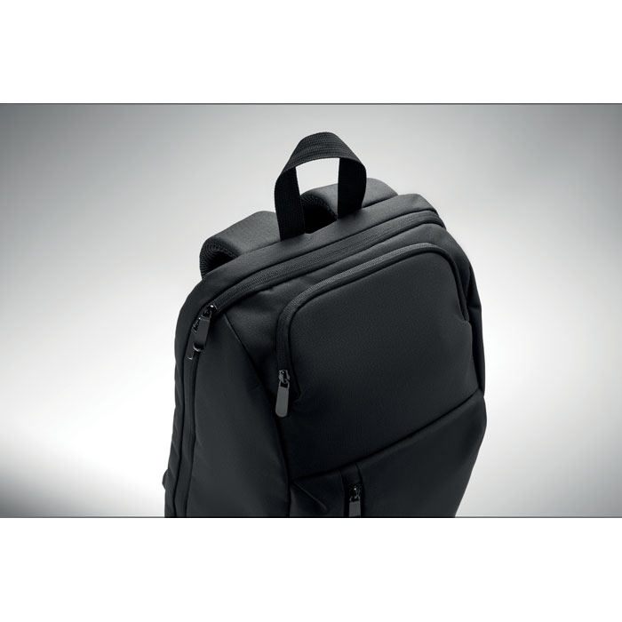 Sac à dos 15" personnalisable ouverture 180° Doha Noir