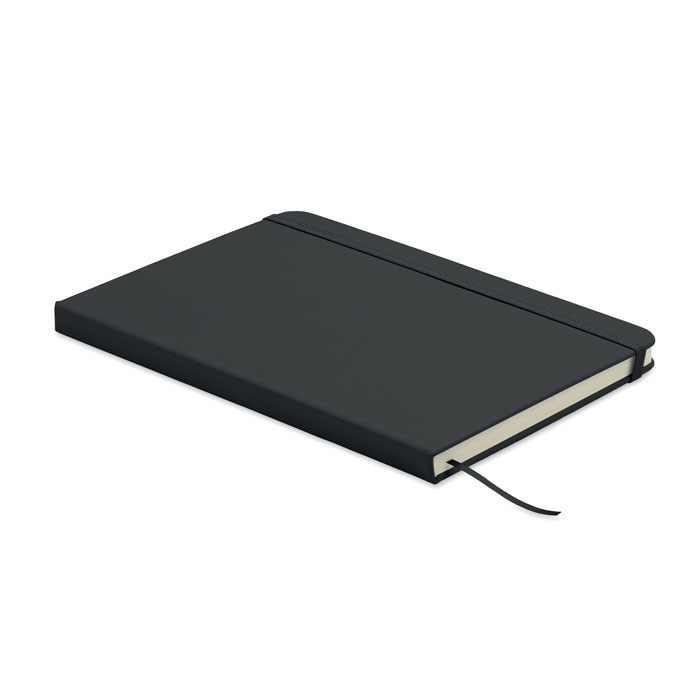 Carnet A5 à personnaliser en PU recyclé Arcoloop Noir