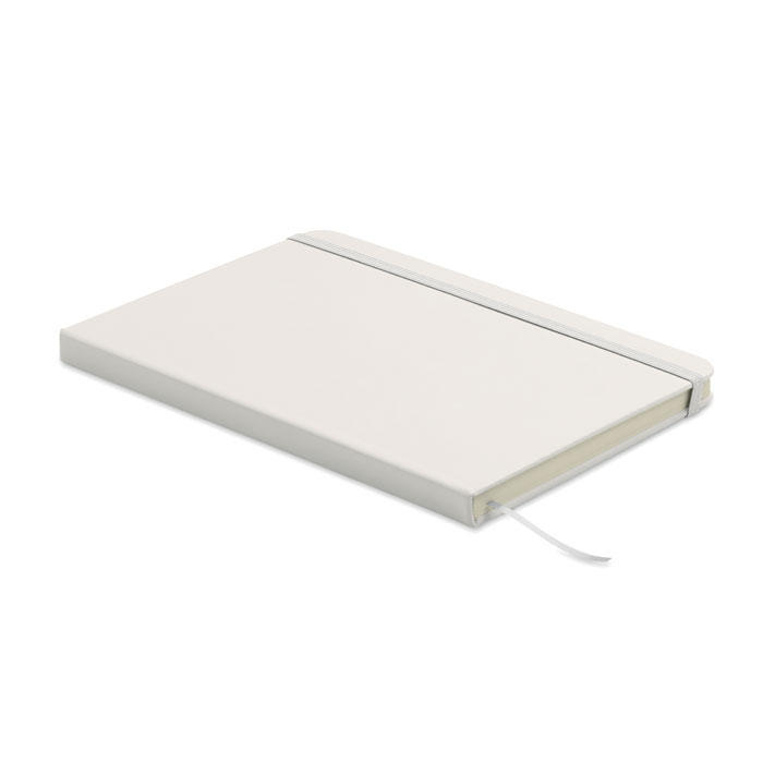 Carnet A5 à personnaliser en PU recyclé Arcoloop Blanc