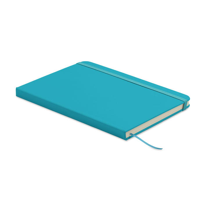 Carnet A5 à personnaliser en PU recyclé Arcoloop Turquoise