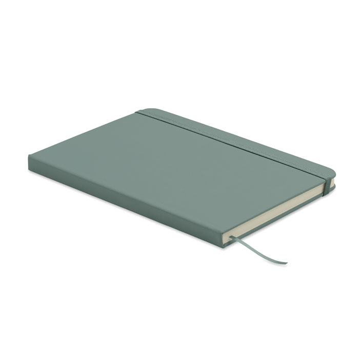 Carnet A5 à personnaliser en PU recyclé Arcoloop petrole