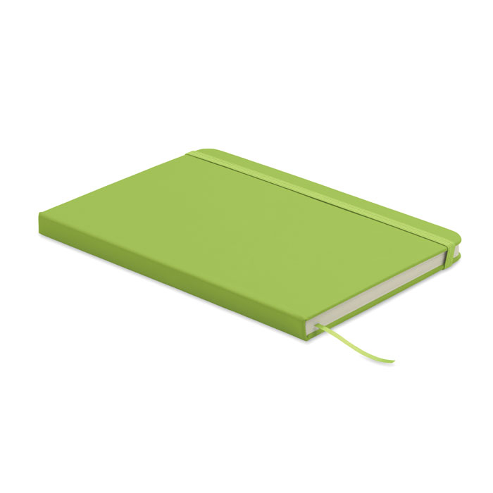 Carnet A5 à personnaliser en PU recyclé Arcoloop lime