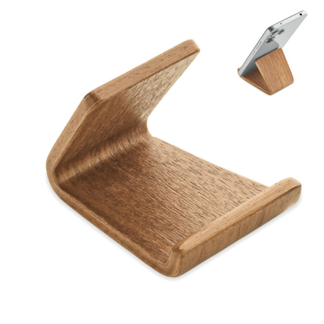 Support smartphone personnalisable en bois Hold