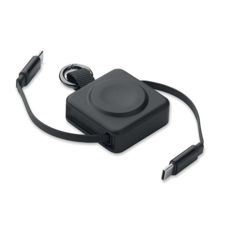 Câble USB-C rétractable 100W personnalisable Skiful