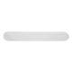 Bandeau blanc en microfibre entièrement déplié à plat, de forme longue et étroite avec extrémités arrondies. Bandeau blanc en microfibre entièrement déplié à plat, de forme longue et étroite avec extrémités arrondies.
