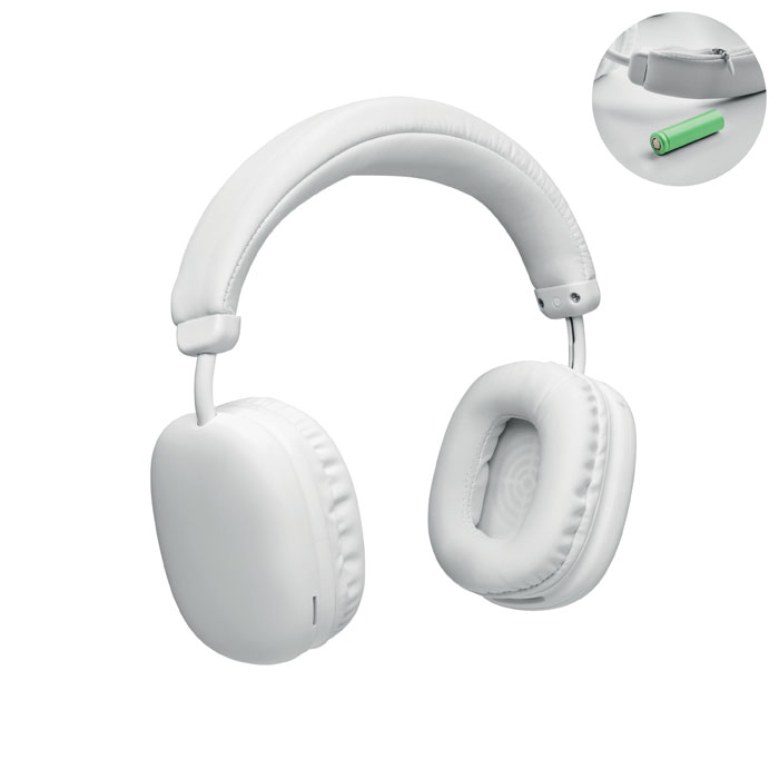 Casque audio publicitaire sans fil Sync Blanc