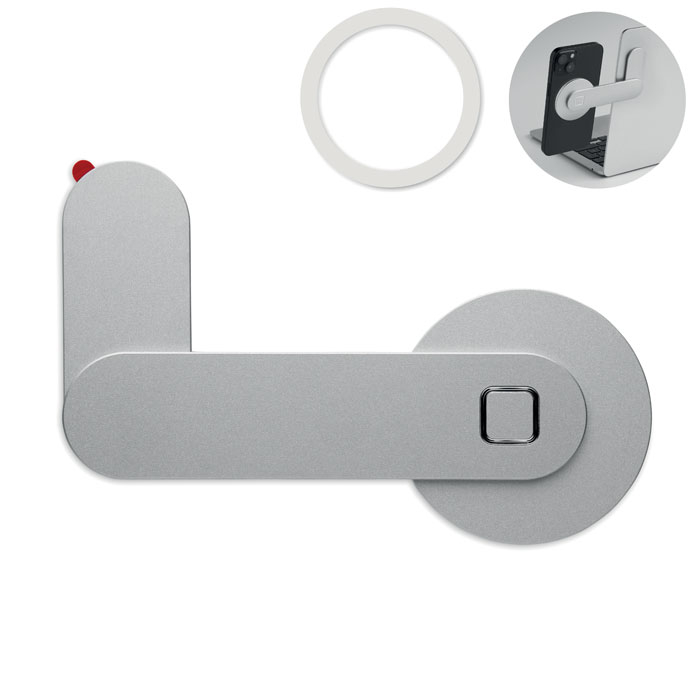 Support téléphone magnétique personnalisé Screentach Argent