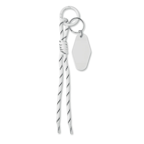 Porte-clés à personnaliser avec cordon tressé Keybraid