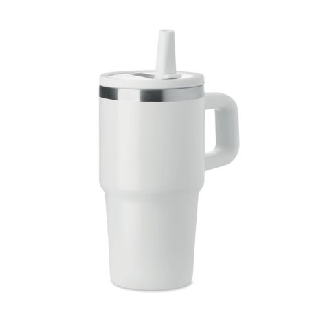 Gobelet isotherme personnalisé 500 ml avec paille Aland