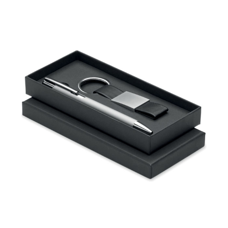 Coffret stylo et porte-clés promotionnel Escri Set