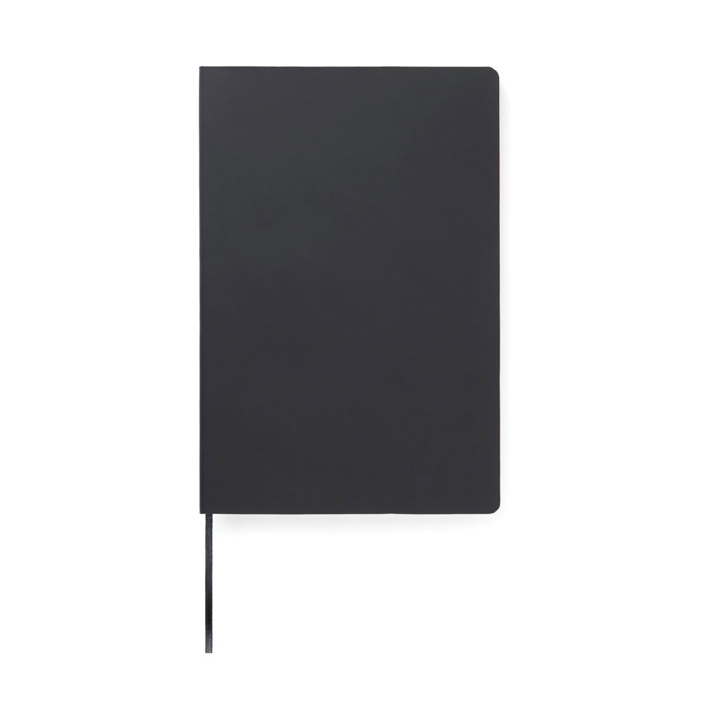 Carnet A5 personnalisé à couverture souple Baltimore Noir