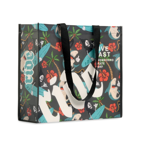 Sac shopping à personnaliser format horizontal laminé