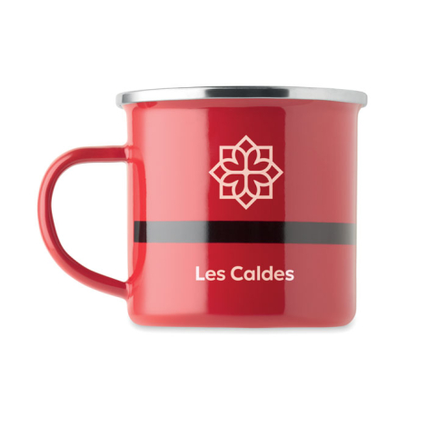 Mug Père Noël promotionnel 300 ml émaillé Santamel