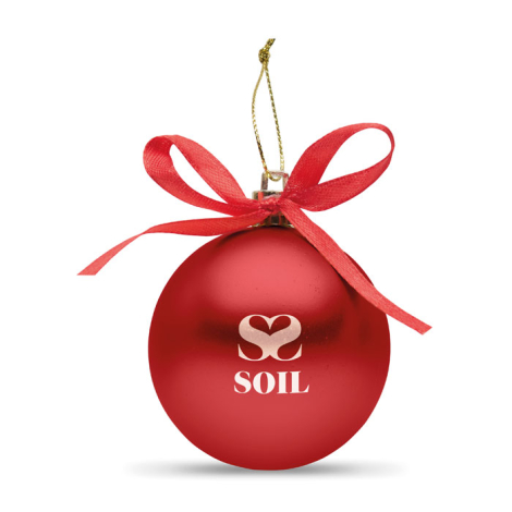 Boule de Noël personnalisée 5,8 cm en coffret Belles