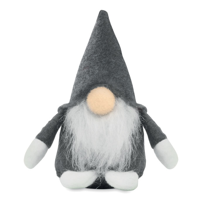 Lutin de Noël en feutre à personnaliser Frosty Gris