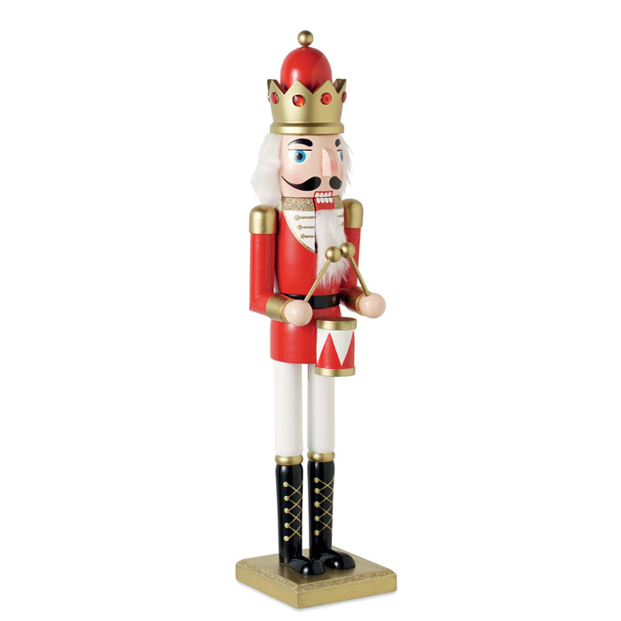 Casse-noisette décoratif promotionnel en bois Super Joly Rouge