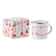 Mug de Noël publicitaire en émail 300 ml Seasomel Mug de Noël publicitaire en émail 300 ml Seasomel