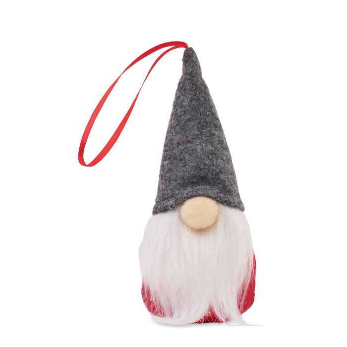 Suspension lutin de Noël à personnaliser Frosty Tree Gris