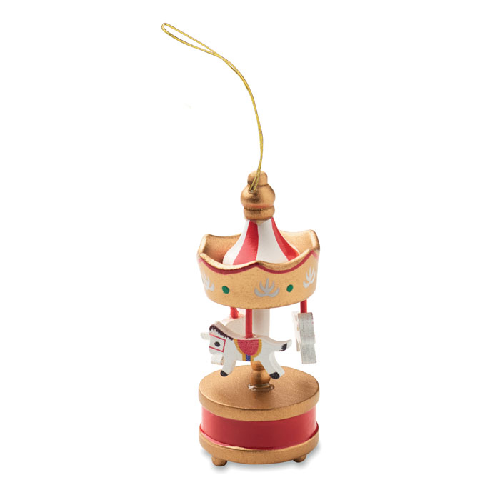 Suspension de Noël carrousel personnalisable Whirl Or