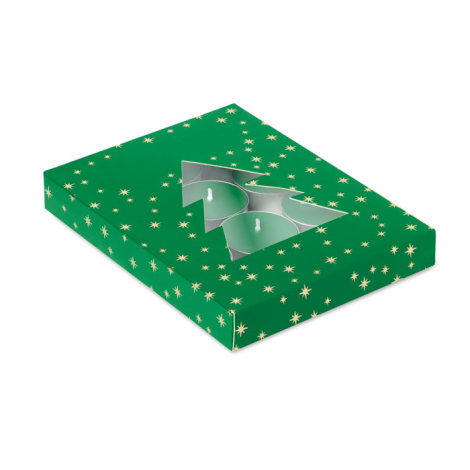 Lot de 12 bougies chauffe-plat publicitaires cannelle Radiant