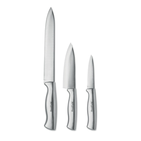 Coffret publicitaire de 3 couteaux de cuisine Cocinero