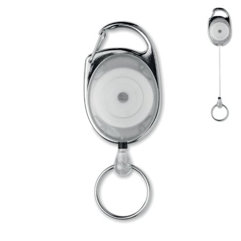 Porte-badge rétractable personnalisé avec mousqueton Arronsa