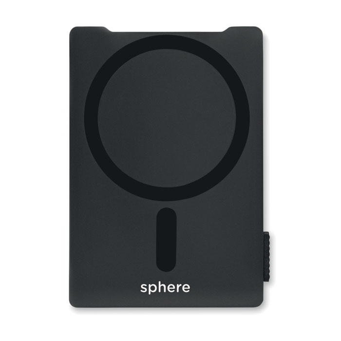 Porte-cartes smartphone magnétique personnalisable Macard Noir