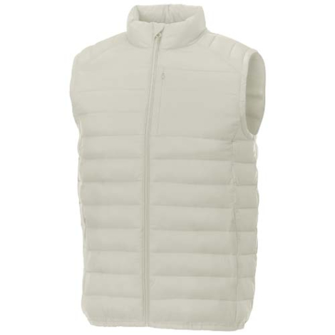 Bodywarmer publicitaire recyclé homme avec poche poitrine Pallas