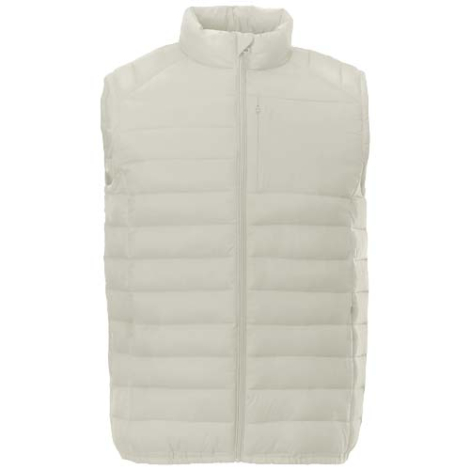 Bodywarmer publicitaire recyclé homme avec poche poitrine Pallas