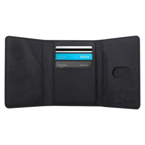 Porte-cartes connecté anti-RFID personnalisable TrackCard