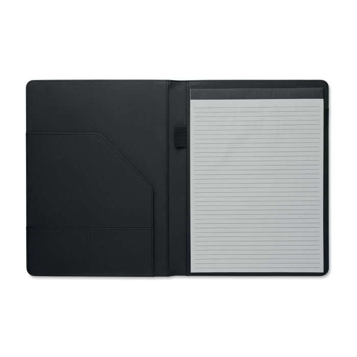 Conférencier A4 à personnaliser avec bloc-notes Profile4 Noir