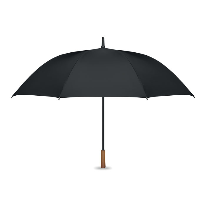 Parapluie droit 27" à ouverture auto à personnaliser Rayna Noir