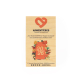 Carte rectangulaire en bois clair, présentée verticalement sur fond blanc, avec veinage horizontal discret, logo rouge, textes n Carte rectangulaire en bois clair, présentée verticalement sur fond blanc, avec veinage horizontal discret, logo rouge, textes n