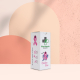 Boîte haute en papier ensemencé personnalisée pour la Pharmacie des Plantes, avec logo, rubans roses et visuel Octobre Rose, sur Boîte haute en papier ensemencé personnalisée pour la Pharmacie des Plantes, avec logo, rubans roses et visuel Octobre Rose, sur
