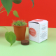 Kit de plantation publicitaire avec boîte cubique en papier ensemencé personnalisée, pot de culture marron contenant de jeunes p Kit de plantation publicitaire avec boîte cubique en papier ensemencé personnalisée, pot de culture marron contenant de jeunes p