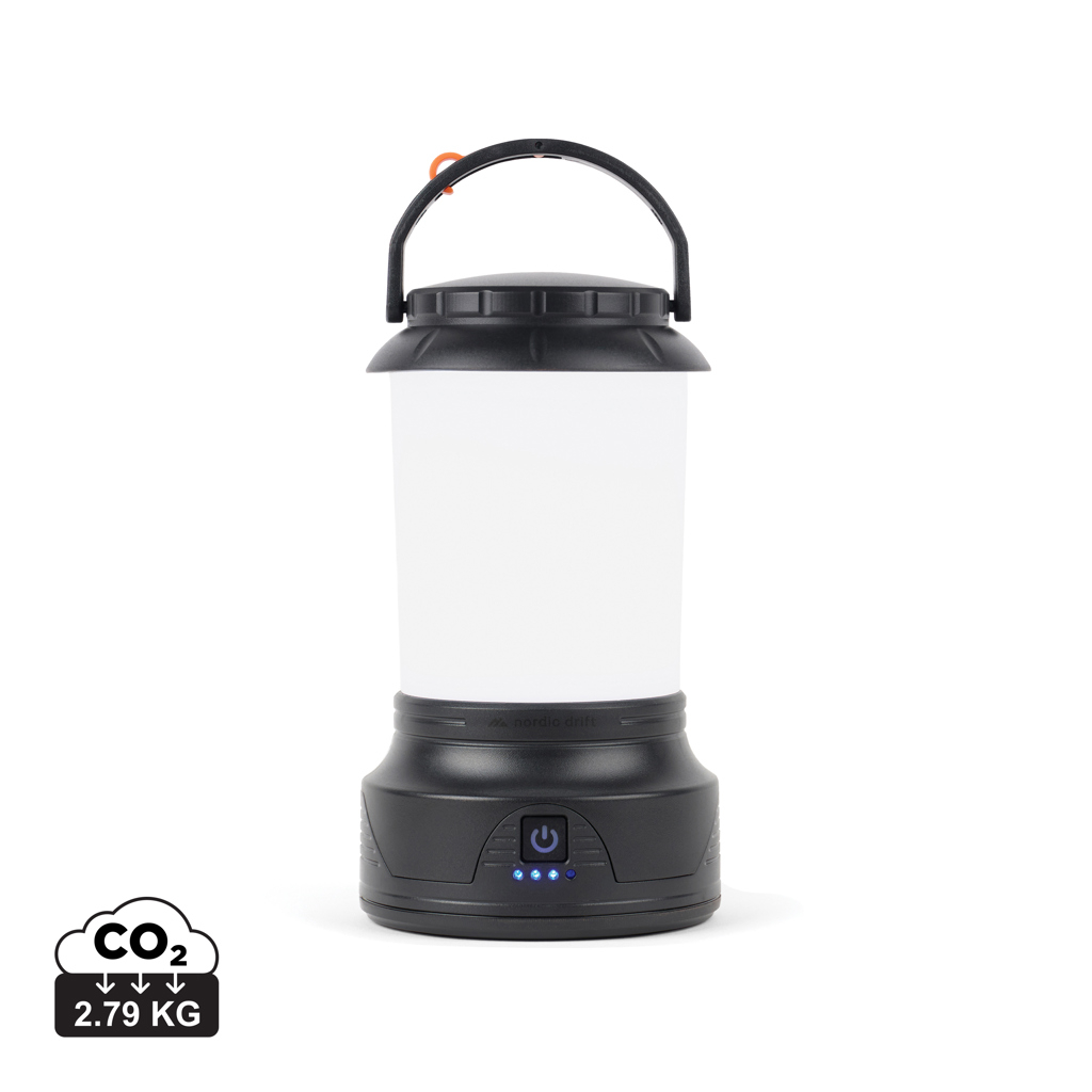 Lampe extérieure personnalisée à manivelle Bright Everest Noir