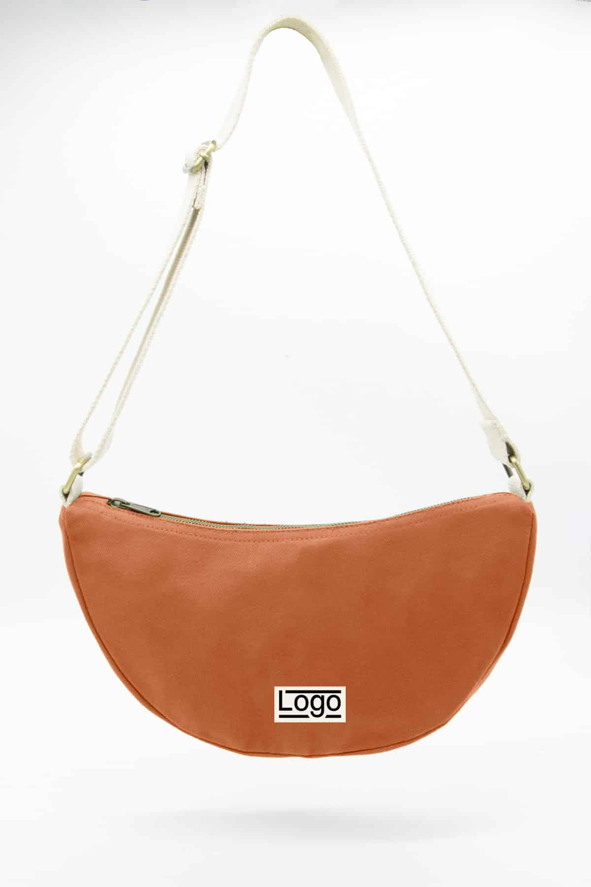 Sac demi-lune publicitaire Inès Cuivre