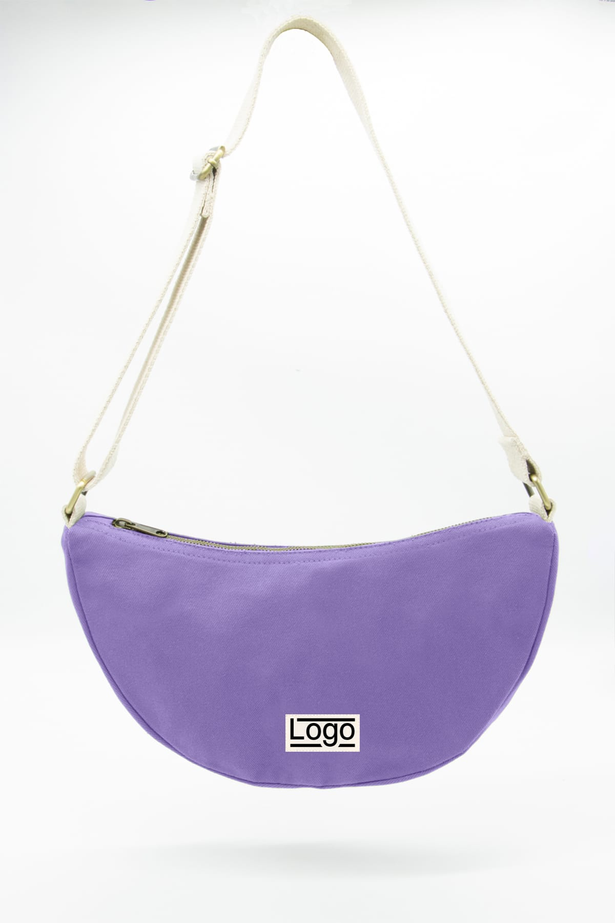 Sac demi-lune publicitaire Inès Lavande