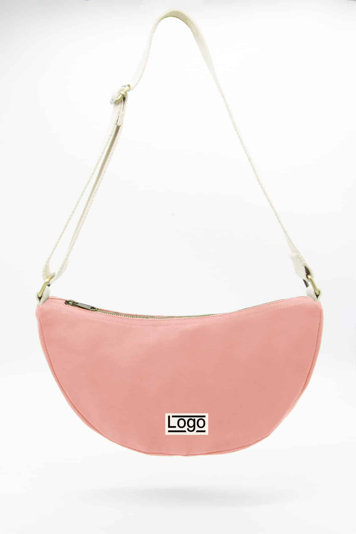 Sac demi-lune publicitaire Inès Saumon
