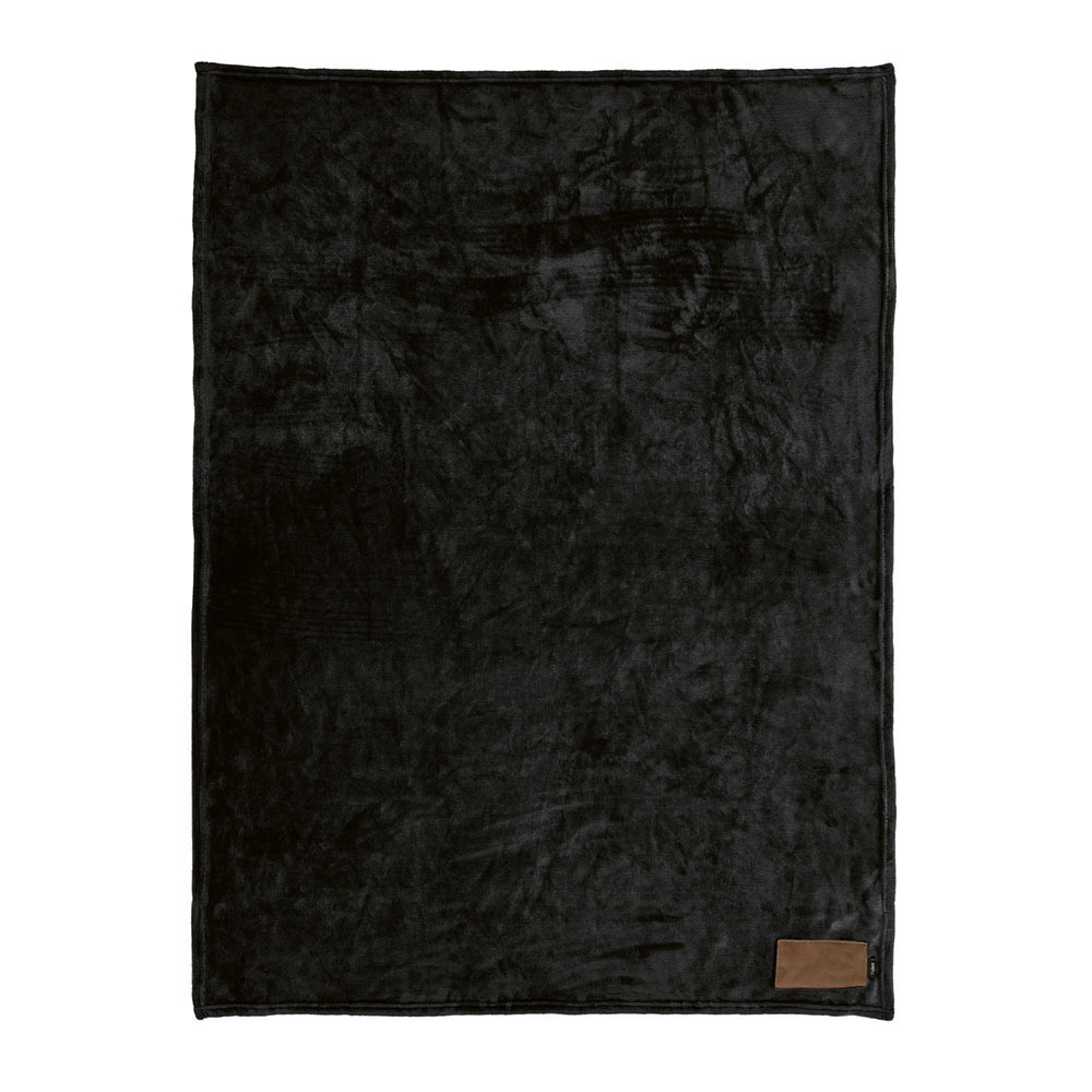 Couverture personnalisable rPET 240g 120x160cm Van Eyck Noir