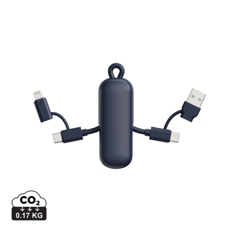 Câble porte-clé personnalisé 4-en-1 100W Dublin