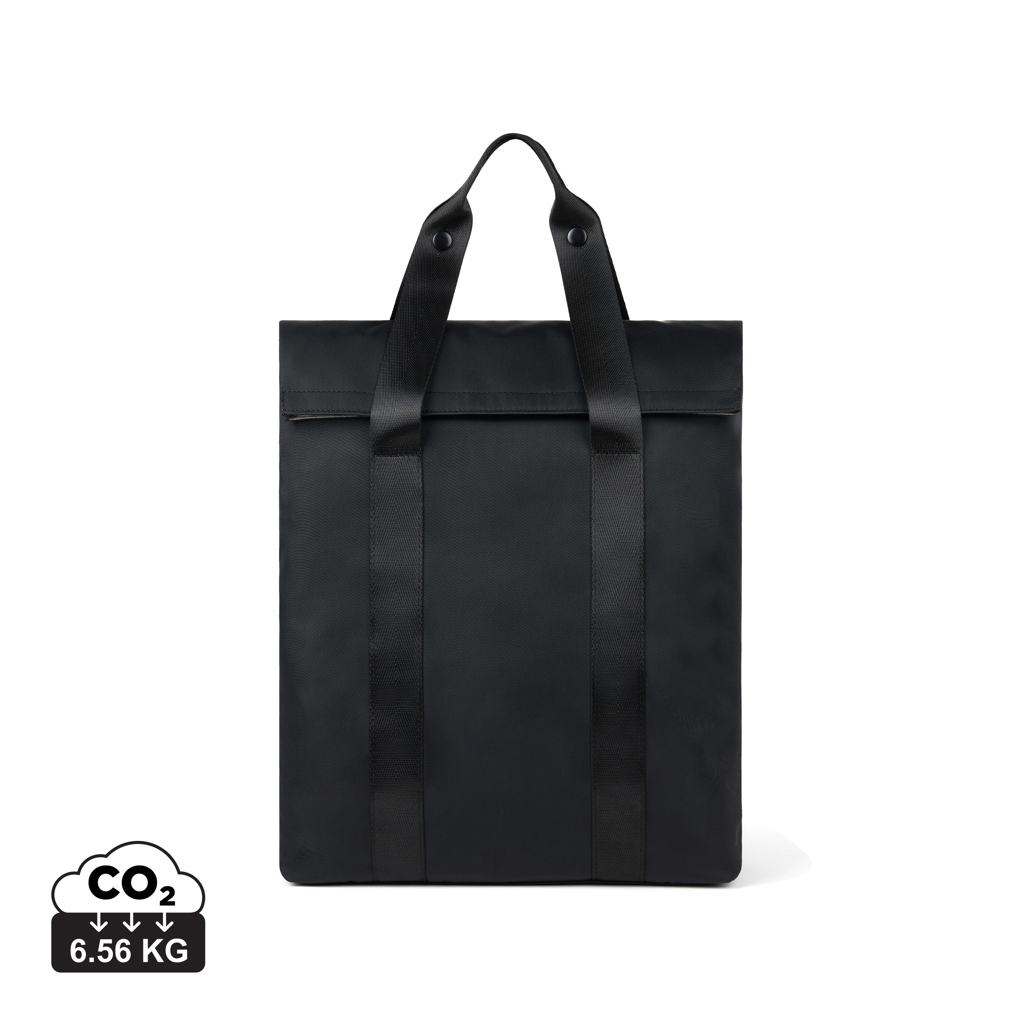 Sac à dos promotionnel à rabat recyclé Baltimore Neo Noir