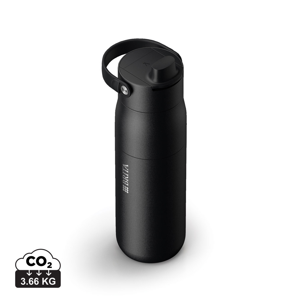 Gourde isotherme promotionnelle 680 ml BRITA LARQ Essential Noir