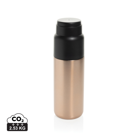Bouteille isotherme publicitaire 500 ml avec tasse Thermocup