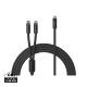 Câble USB-C double à personnaliser 100 W Baltimore Câble USB-C double à personnaliser 100 W Baltimore